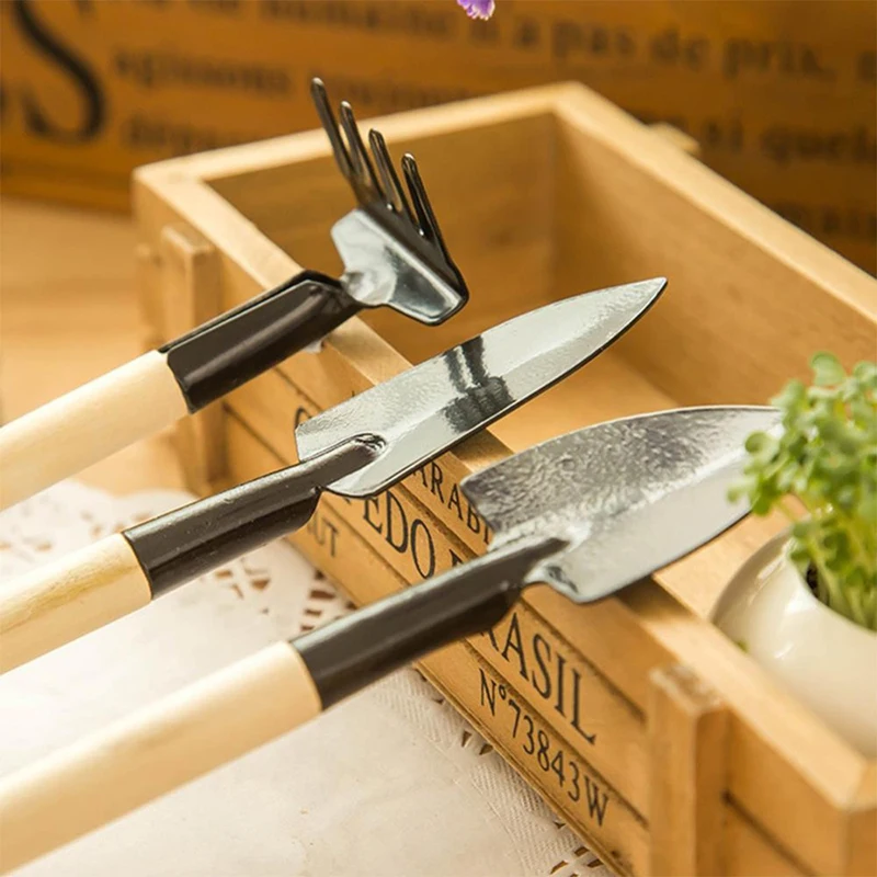 3PCs/Set Home Gardening Tool Set Balcony Home-grown Mini Digging Suits Three-piece Shovel Rake Planting Tools Combination
3PCs/Set Home Gardening Tool Set Balcony Home-grown Mini Digging Suits Three-piece Shovel Rake Planting Tools Combination