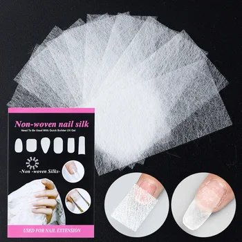 20PCS Professional Nail Art Extension Fiberglass Non-woven Silk Wrap for Nail Art Salon Home Students Manicure Tools 4x8cm
20PCS Professional Nail Art Extension Fiberglass Non-woven Silk Wrap for Nail Art Salon Home Students Manicure Tools 4x8cm