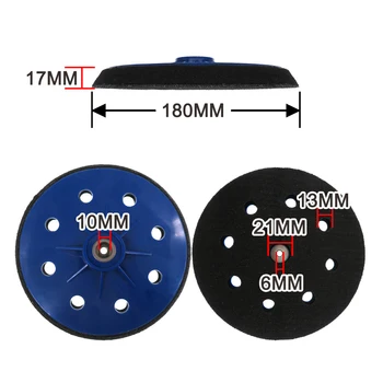1pc 180mm Wall Sanding Polishing Disc Sander M6 Spraying Furniture Sheet Metal Industry High Quality
1pc 180mm Wall Sanding Polishing Disc Sander M6 Spraying Furniture Sheet Metal Industry High Quality