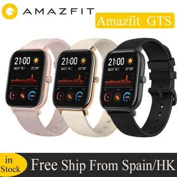 Global versio Amazfit GTS Smart Watch Huami Outdoor GPS Positioning Running Heart Rate 5ATM Waterproof Smartwatch
Global versio Amazfit GTS Smart Watch Huami Outdoor GPS Positioning Running Heart Rate 5ATM Waterproof Smartwatch