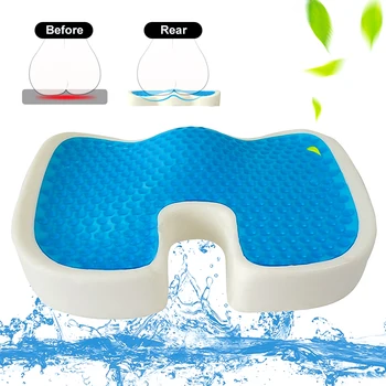 Gel Orthopedic Memory Cushion Mesh Memory Foam Tailbone Pillow Buttock Protection cushion for Travel Car Office Chair
Gel Orthopedic Memory Cushion Mesh Memory Foam Tailbone Pillow Buttock Protection cushion for Travel Car Office Chair