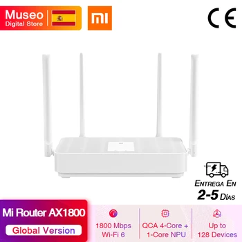 2020 New Global Version Xiaomi Redmi Mi Router AX1800 WiFi6 2.4G /5G dual Frequency Mesh network AX5 4 High Gain Antennas
2020 New Global Version Xiaomi Redmi Mi Router AX1800 WiFi6 2.4G /5G dual Frequency Mesh network AX5 4 High Gain Antennas