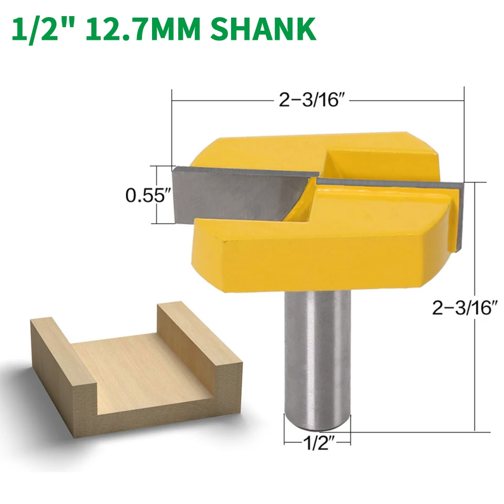 1PC 1/2" 12.7MM Shank Milling Cutter Wood Carving Cleaning Bottom Router Bits 2-3/16 Cutting Diameter Surface Planing Router Bit
1PC 1/2" 12.7MM Shank Milling Cutter Wood Carving Cleaning Bottom Router Bits 2-3/16 Cutting Diameter Surface Planing Router Bit