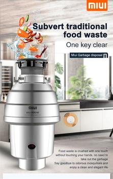 Xiaomi Miui Food Garbage Processor Disposal Crusher Food Waste Disposer Stainless Steel Grinder Material Kitchen Sink Appliance
Xiaomi Miui Food Garbage Processor Disposal Crusher Food Waste Disposer Stainless Steel Grinder Material Kitchen Sink Appliance