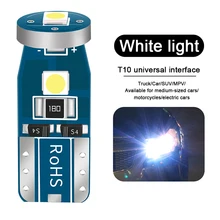 10pcs T10 Super Bright Canbus Error Free Xenon White LED Wedge Light Bulbs 501 194 W5W 7020 3SMD License Plate Light Bulbs
10pcs T10 Super Bright Canbus Error Free Xenon White LED Wedge Light Bulbs 501 194 W5W 7020 3SMD License Plate Light Bulbs