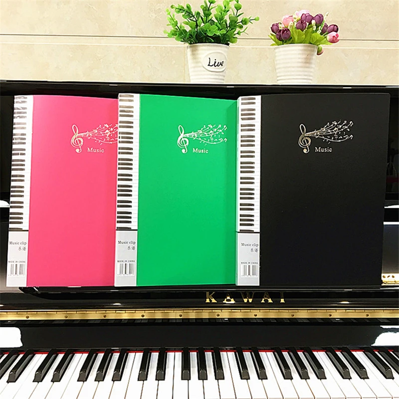 40/60 Pages Music Sheet Folder A4 Booklet Bag Piano Score Organizer Practice Book Clip
40/60 Pages Music Sheet Folder A4 Booklet Bag Piano Score Organizer Practice Book Clip