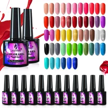 Verniz uv do gel do verniz do verniz do gel de 8 ml/50 cores verniz uv do gel do prego(China)