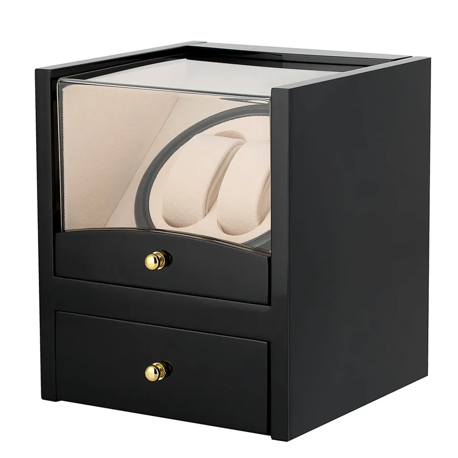 2+2 Watch Storage Winder Boxes Automatic Mechanical Watch Winding Boxes Motor Shaker Holder Watch Winders
2+2 Watch Storage Winder Boxes Automatic Mechanical Watch Winding Boxes Motor Shaker Holder Watch Winders