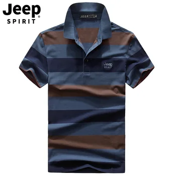 JEEP SPIRIT Summer New Polo Shirt Men Casual Striped Short Sleeve Turn Down Collar Men's Cotton Soft Tee Shirt Camisa Polo
JEEP SPIRIT Summer New Polo Shirt Men Casual Striped Short Sleeve Turn Down Collar Men's Cotton Soft Tee Shirt Camisa Polo