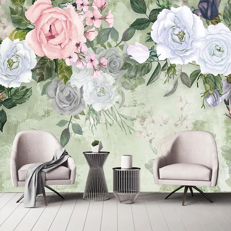 Custom 3D Photo Wallpaper Mural Retro Hand Painted Flower Floral Wall Murals Living Room Bedroom Home Decor Painting Wall Paper 
Custom 3D Photo Wallpaper Mural Retro Hand Painted Flower Floral Wall Murals Living Room Bedroom Home Decor Painting Wall Paper