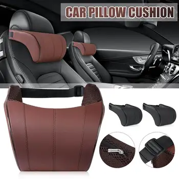 Car Seat Head Neck Pillow Soft Memory Cotton Rest Massage Neck Headrest Protector Car Cover Accessories High Quality Leather
Car Seat Head Neck Pillow Soft Memory Cotton Rest Massage Neck Headrest Protector Car Cover Accessories High Quality Leather