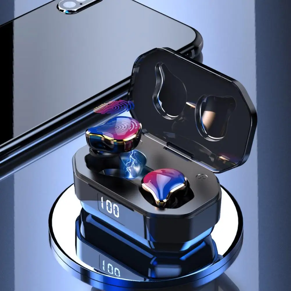 New Sports TWS Mini In-Ear Wireless Bluetooth Earphone with Digital Display Charge Box Headset
New Sports TWS Mini In-Ear Wireless Bluetooth Earphone with Digital Display Charge Box Headset