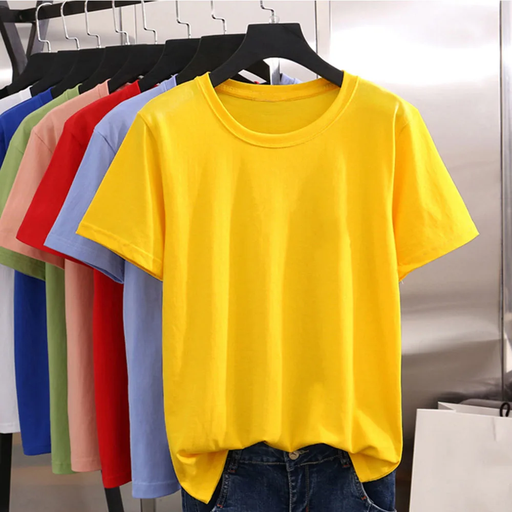 Hot Casual New Womens T-Shirt Pure Refreshing Women T shirt Gorgeous Design Round Neck versatile yellow T shirts
Hot Casual New Womens T-Shirt Pure Refreshing Women T shirt Gorgeous Design Round Neck versatile yellow T shirts