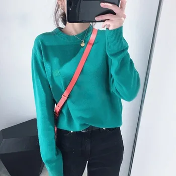 A~c 2020 Solid Color Smiling Face Round Neck Pullover Long Sleeve Joker Women's Wear Knitting Shirt Sweater 1905
A~c 2020 Solid Color Smiling Face Round Neck Pullover Long Sleeve Joker Women's Wear Knitting Shirt Sweater 1905