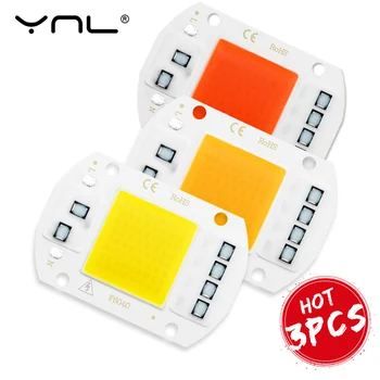 3pcs LED COB Chip No Need Driver LED Bulb Lamp Growth Flower 50W 30W 20W 10W AC 110V 220V 240V Seedling Plant
3pcs LED COB Chip No Need Driver LED Bulb Lamp Growth Flower 50W 30W 20W 10W AC 110V 220V 240V Seedling Plant