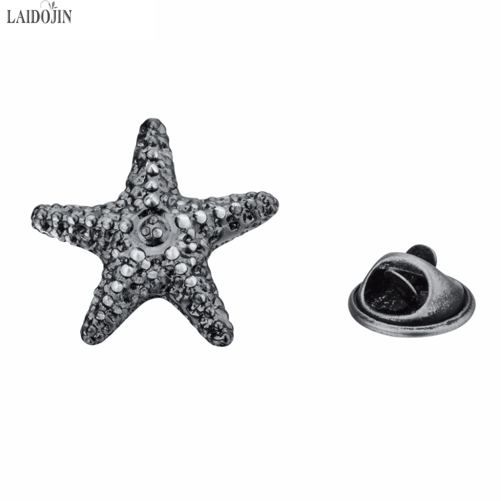 LAIDOJIN Fashion Starfish Brooch For Men Collar Pin Brand Jewelry Animals Lapel Pins Women Hat Bag DIY Decoration
LAIDOJIN Fashion Starfish Brooch For Men Collar Pin Brand Jewelry Animals Lapel Pins Women Hat Bag DIY Decoration