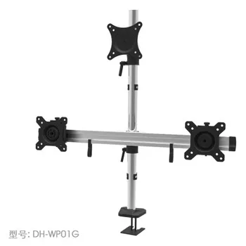 15"~27" Triple Screen Monitor Holder Full Motion Aluminum Alloy Desktop Clamping/ Grommet Triple Display Mounting DH-WP01
15"~27" Triple Screen Monitor Holder Full Motion Aluminum Alloy Desktop Clamping/ Grommet Triple Display Mounting DH-WP01