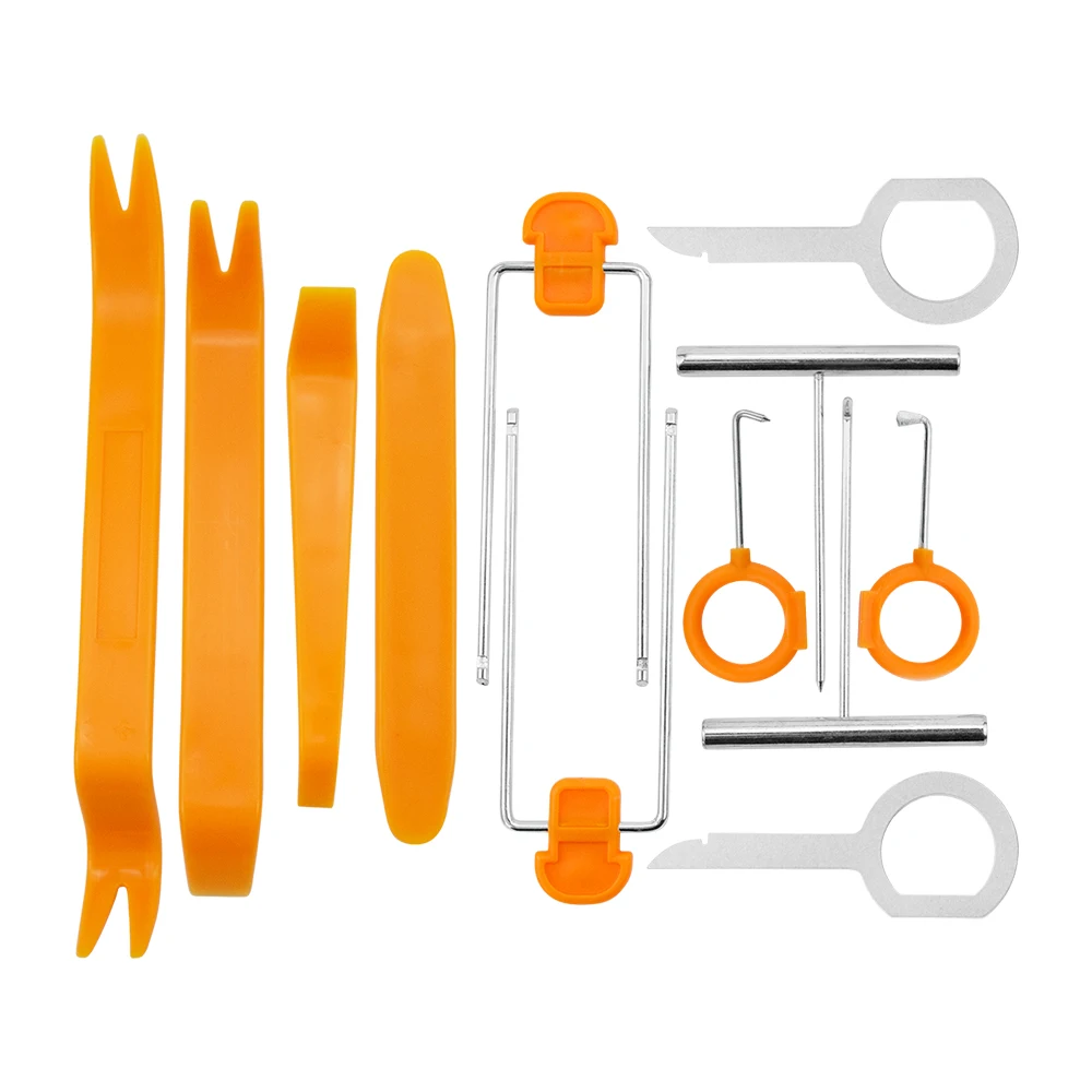 12Pcs Tools for Auto Car Disassembly Tool 4 Pcs Audio Removal Trim Panel Dashboard Interior Trim 7 Pcs Removal Repair Tools
12Pcs Tools for Auto Car Disassembly Tool 4 Pcs Audio Removal Trim Panel Dashboard Interior Trim 7 Pcs Removal Repair Tools