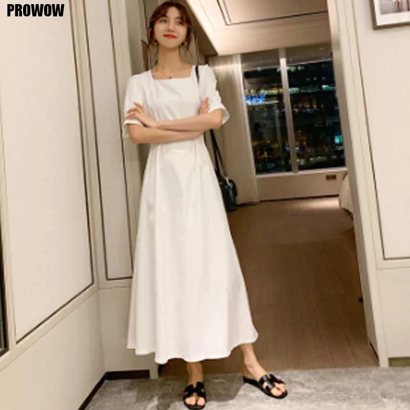 2020 White Dress Summer New Women'S Square Collar Puff Sleeve High Waist Dress Female Casual Elegant Office Dresses Vestidos
2020 White Dress Summer New Women'S Square Collar Puff Sleeve High Waist Dress Female Casual Elegant Office Dresses Vestidos