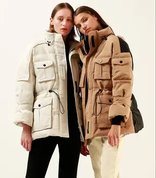 Winter hit color Tooling bread style hooded thicker warm big pocket duck down parkas female oversized fluffy duck down coat F281
Winter hit color Tooling bread style hooded thicker warm big pocket duck down parkas female oversized fluffy duck down coat F281