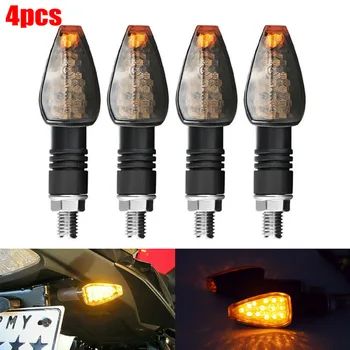 New Arrival High Quality 4pcs Motorcycle Turn Signal Smoke Lens LED Amber Indicator Light Blinker Universal
New Arrival High Quality 4pcs Motorcycle Turn Signal Smoke Lens LED Amber Indicator Light Blinker Universal
