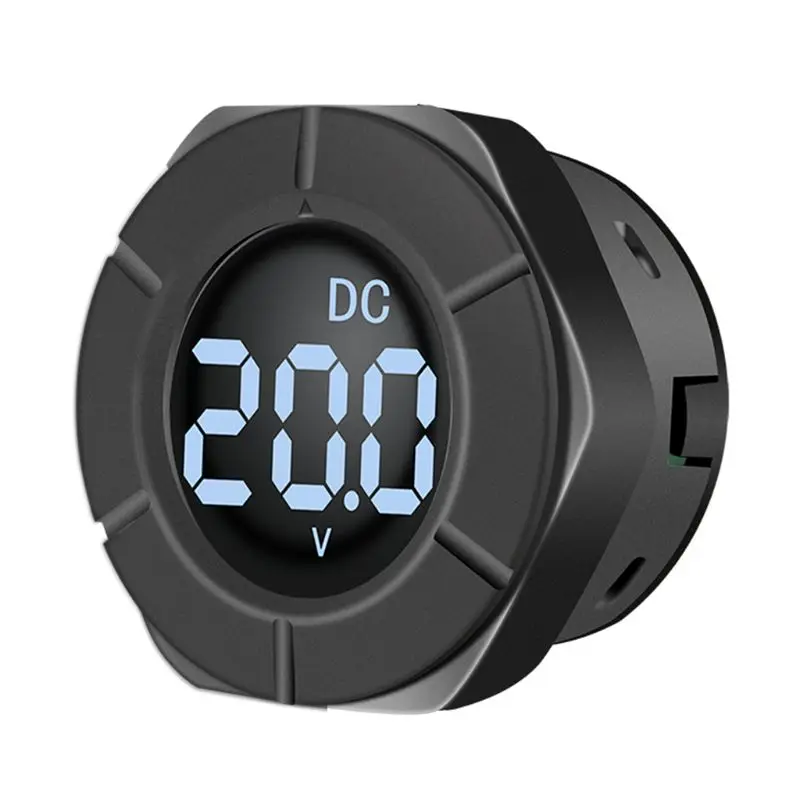 Digital Voltage Gauge 0-300V DC Round LCD Display Car Voltmeter Volt Monitor Panel Meter PZEM-019V
Digital Voltage Gauge 0-300V DC Round LCD Display Car Voltmeter Volt Monitor Panel Meter PZEM-019V