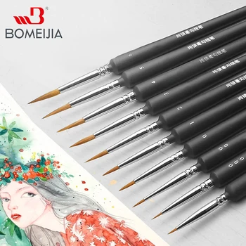 10Pcs Miniature Paint Brushes Detail Painting Brushes Set with Ergonomic Handle for Acrylic Painting, Adults Paint by Numbers
10Pcs Miniature Paint Brushes Detail Painting Brushes Set with Ergonomic Handle for Acrylic Painting, Adults Paint by Numbers