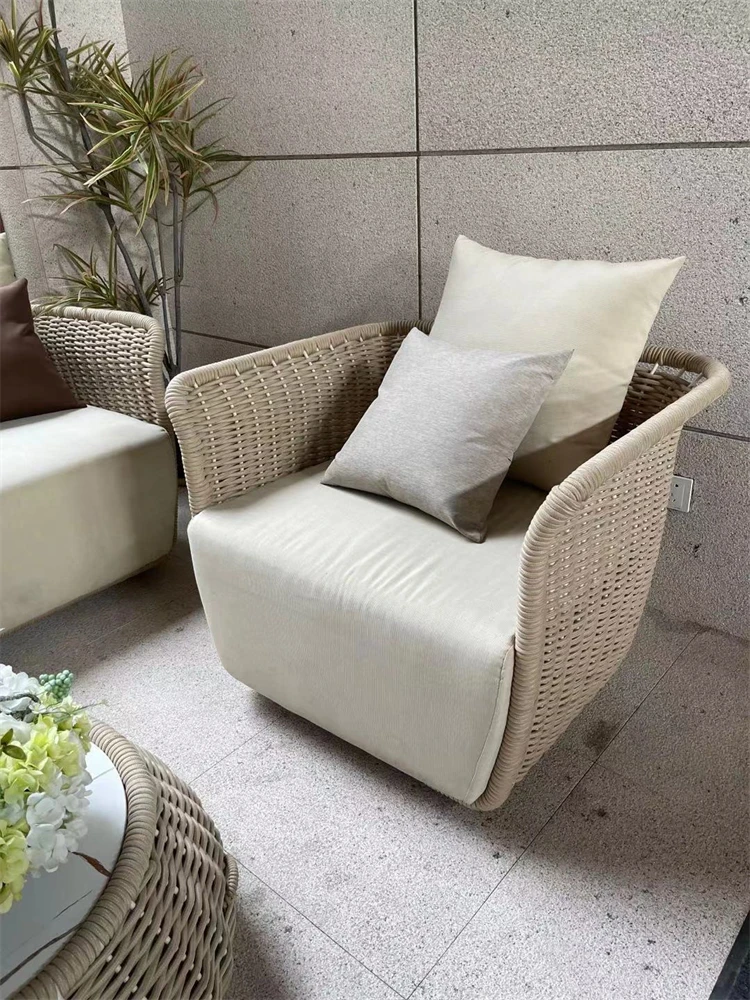 Small Apartment Outdoor Garden Sofas Waterproof Courtyard Hotel Lounge Chairs Sunscreen Villa Living Room Furniture Leisure Sofa Small Apartment Outdoor Garden Sofas Waterproof Courtyard Hotel Lounge Chairs Sunscreen Villa Living Room Furniture Leisure Sofa