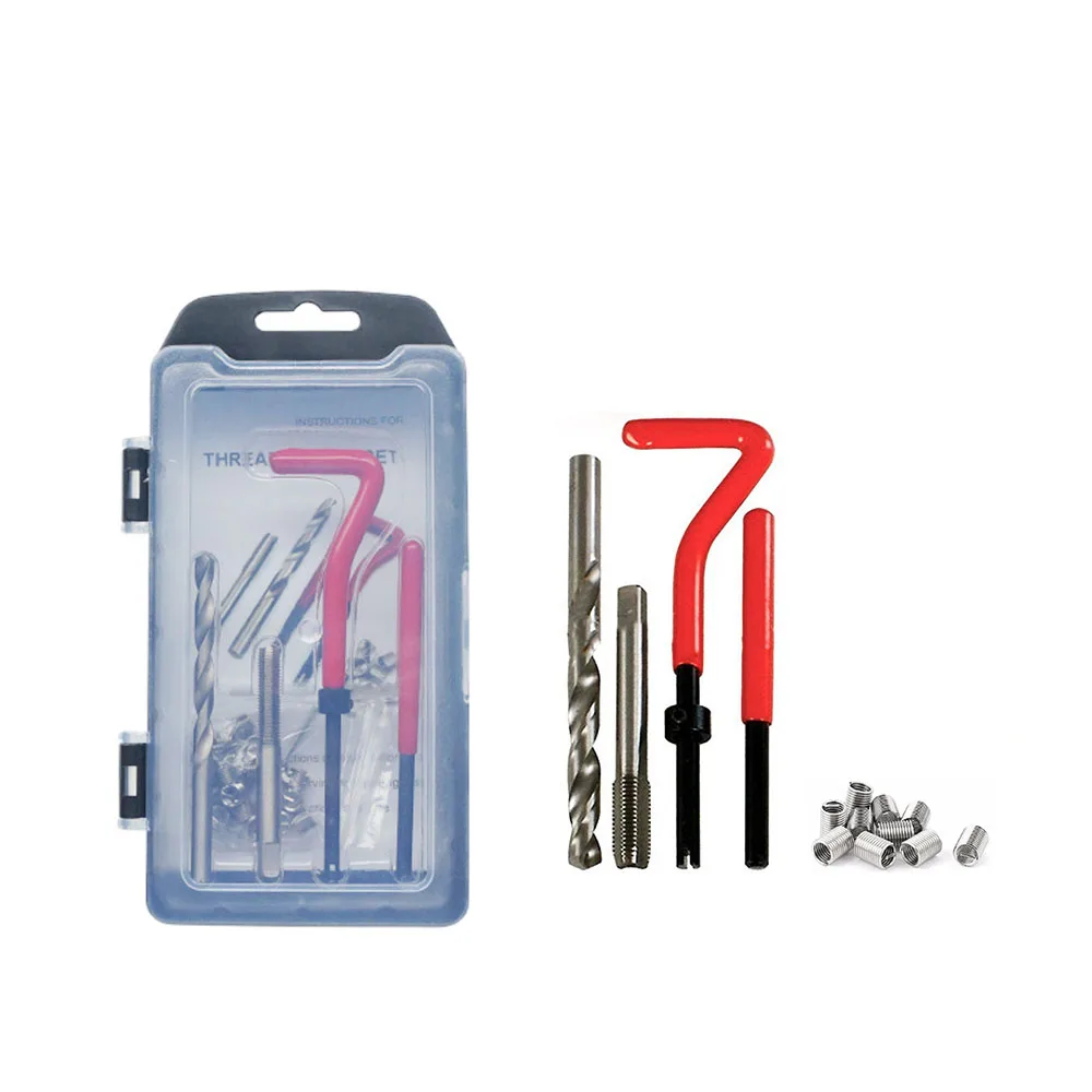 Threads Repair Tools 15/25pcs Screw Thread Inserts M5 M6 M8 M10 M12 Twist Drill Bit For Restoring Damaged Thread Repair Tool Kit
Threads Repair Tools 15/25pcs Screw Thread Inserts M5 M6 M8 M10 M12 Twist Drill Bit For Restoring Damaged Thread Repair Tool Kit