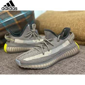 

Adidas Originals Yeezy Boost 350 V2 Running Shoes Men Core Black Beluga Blue Tint Zebra Linen Yeezys Air 350 V2 Women Sneaker