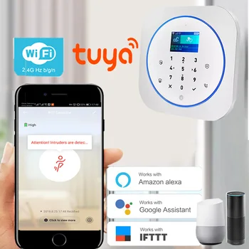 Free Shipping LCD Russian Spanish French German Polish Menu Tuya APP 433MHZ Wireless WIFI GSM Home Burglar Security Alarm System
Free Shipping LCD Russian Spanish French German Polish Menu Tuya APP 433MHZ Wireless WIFI GSM Home Burglar Security Alarm System
