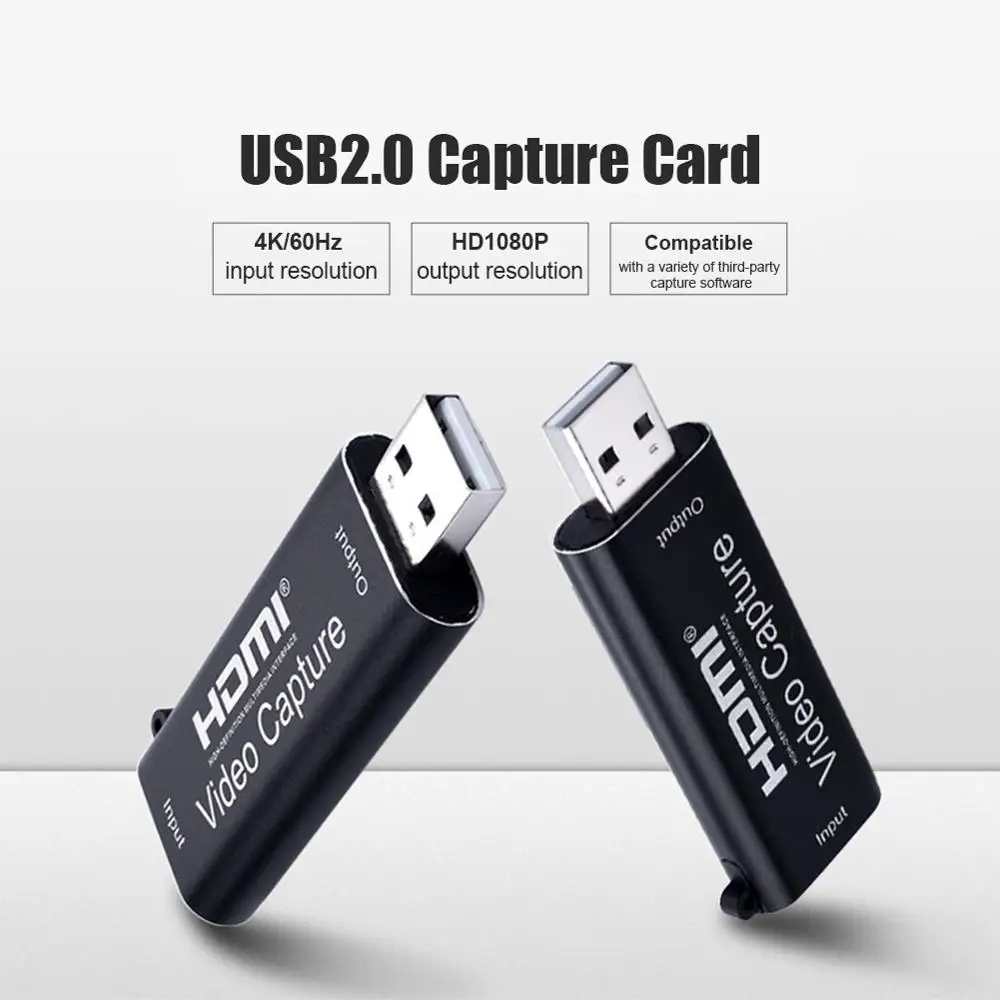 HDMI Video Capture Device HD 1080p 30fps Video Capture Disk Video Recorder Adapter
HDMI Video Capture Device HD 1080p 30fps Video Capture Disk Video Recorder Adapter