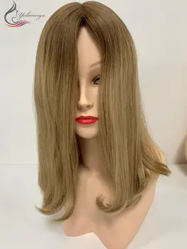 14 Inch Fashion Blonde Two Tone Color European Hair Silk Top Wigs Customized Wigs For White Women
14 Inch Fashion Blonde Two Tone Color European Hair Silk Top Wigs Customized Wigs For White Women