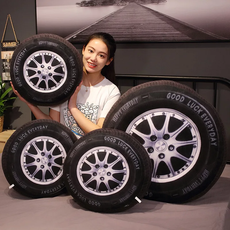 1pc 40CM 3D Simulation Tire Cushion Wheels Plush Toy Vehicle Tire Home Pillow Cushion Boy's Birthday Gifts For Children
1pc 40CM 3D Simulation Tire Cushion Wheels Plush Toy Vehicle Tire Home Pillow Cushion Boy's Birthday Gifts For Children