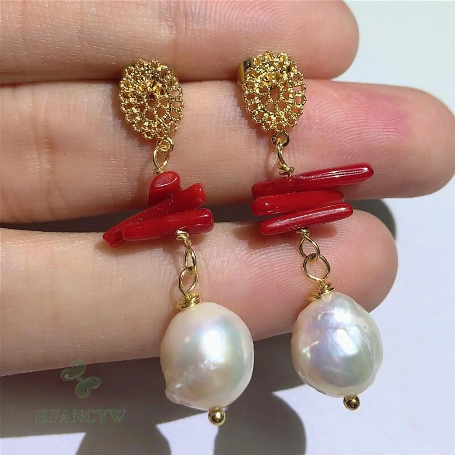 11-12mm Natural Baroque Freshwater Pearl Earrings Cultured Accessories AAA Fashion Earbob Jewelry Women
11-12mm Natural Baroque Freshwater Pearl Earrings Cultured Accessories AAA Fashion Earbob Jewelry Women