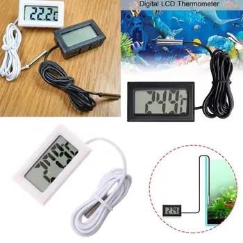 Fashion LCD Digital Thermometer Gauge With Probe For Vehicle Reptile Electronic Refrigerator Tank Fish Terrarium Temperatur Y8P7
Fashion LCD Digital Thermometer Gauge With Probe For Vehicle Reptile Electronic Refrigerator Tank Fish Terrarium Temperatur Y8P7