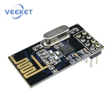 NRF24L01+ 2.4G Wireless Data Transmission Module 8PIN Wireless Board NRF24L01Upgrade Version 1.9-3.6V Low Power Consumption
NRF24L01+ 2.4G Wireless Data Transmission Module 8PIN Wireless Board NRF24L01Upgrade Version 1.9-3.6V Low Power Consumption