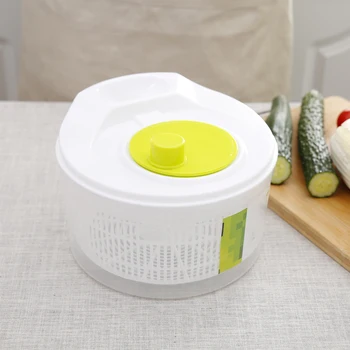 Salad Spinner Lettuce Greens Washer Dryer Drain Crisper Strainer for Washing Drying Leafy Vegetables Kitchen Accessories
Salad Spinner Lettuce Greens Washer Dryer Drain Crisper Strainer for Washing Drying Leafy Vegetables Kitchen Accessories