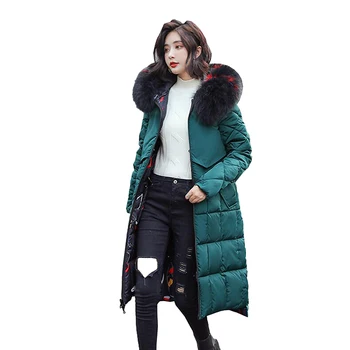 Parkas Mujer 2019 Korean Two Sides Wear Women Winter Jacket Thick Warm Cotton Jacket Parka Long Slim Fur collar Hooded Coat
Parkas Mujer 2019 Korean Two Sides Wear Women Winter Jacket Thick Warm Cotton Jacket Parka Long Slim Fur collar Hooded Coat