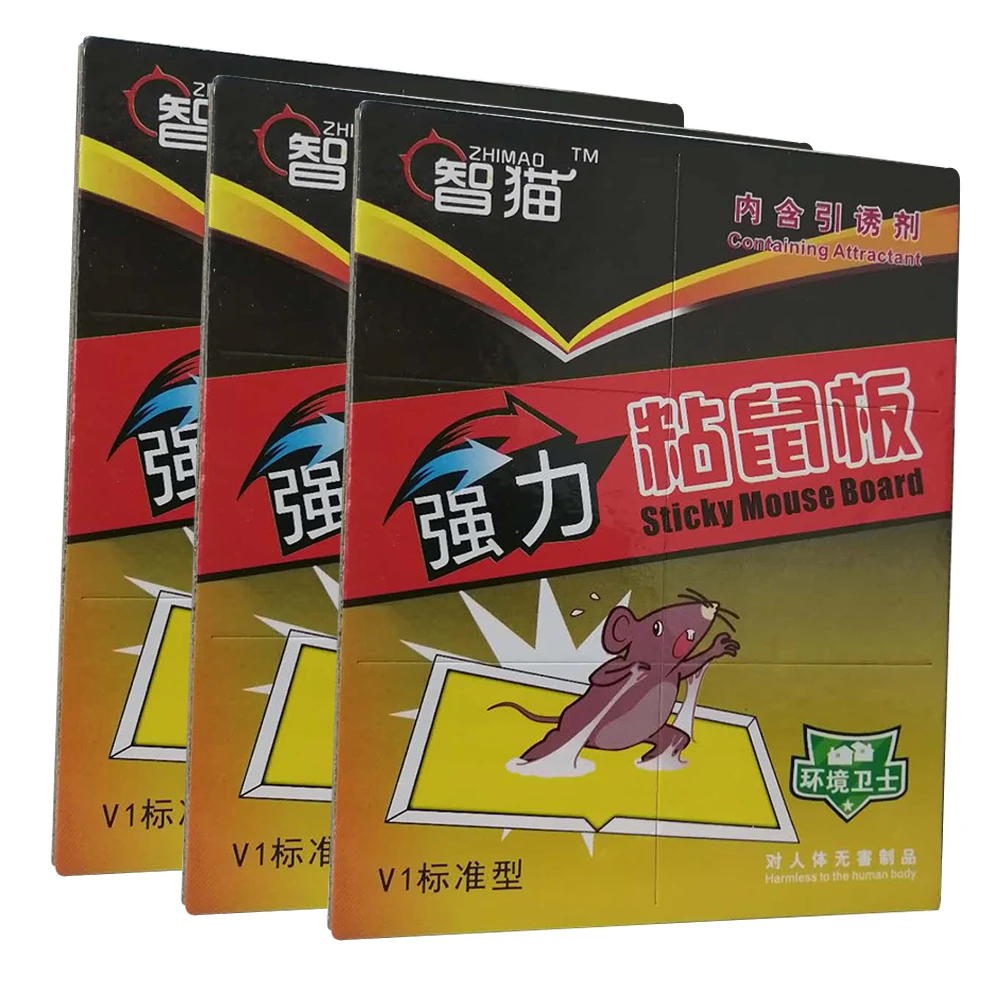 10PCS Non-Toxic Mice Glue Trap Catcher Sticky Mouse Glue Board For Rats Trap Pest Control Reject
10PCS Non-Toxic Mice Glue Trap Catcher Sticky Mouse Glue Board For Rats Trap Pest Control Reject