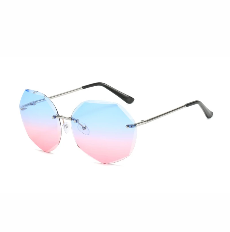 Fashion temperament lady gradient color frameless trimming sunglasses trend net red star with the same sunglasses
Fashion temperament lady gradient color frameless trimming sunglasses trend net red star with the same sunglasses