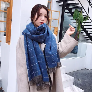 New style Chinese quality silk autumn and winter women wool thicker fashion shawl lady checked beautiful Print cashmere scarf
New style Chinese quality silk autumn and winter women wool thicker fashion shawl lady checked beautiful Print cashmere scarf