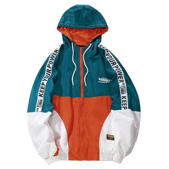 Hip Hop Mens Hooded Windbreaker Jacket Autumn 2019 Casual Vintage Color Block Loose Track Hoodie Jacket Coats Streetwear HipHop
Hip Hop Mens Hooded Windbreaker Jacket Autumn 2019 Casual Vintage Color Block Loose Track Hoodie Jacket Coats Streetwear HipHop