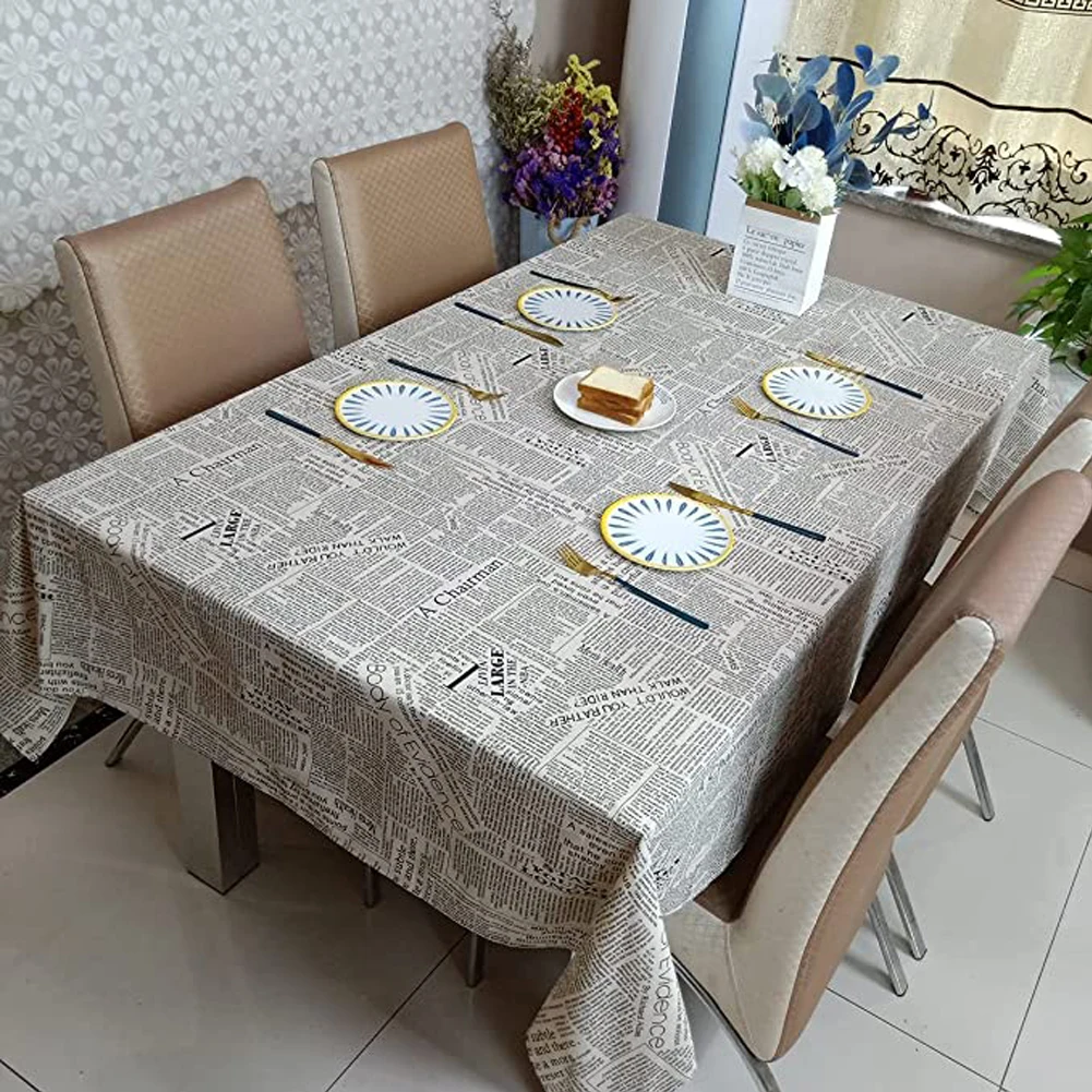 Modern Fashion Newspaper Print Tablecloth Washable Table Cover Cloth for Dinner, Party, Picnic, Home Decoration
Modern Fashion Newspaper Print Tablecloth Washable Table Cover Cloth for Dinner, Party, Picnic, Home Decoration