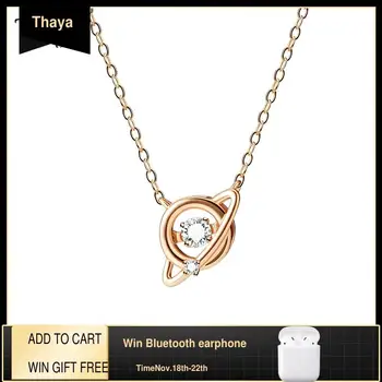Thaya Fashion 925 Silver Plated Rose Gold Round PlanetZircon Necklace Pendant Silver Necklace Design For Women Fine Jewelry Gift
Thaya Fashion 925 Silver Plated Rose Gold Round PlanetZircon Necklace Pendant Silver Necklace Design For Women Fine Jewelry Gift