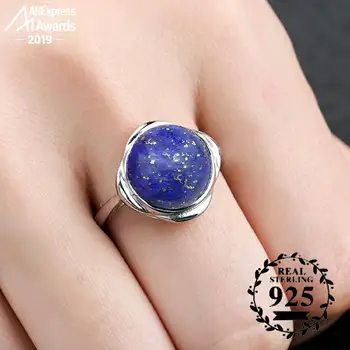 10*10mm 6.18 Sale S925 Sterling Silver Asia Lapis Rings Exaggerated Rings Chinatown Afghanistan Retro Gemstone
10*10mm 6.18 Sale S925 Sterling Silver Asia Lapis Rings Exaggerated Rings Chinatown Afghanistan Retro Gemstone