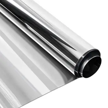 200CM One Way Tint Silver Mirrored Solar Reflective Window Film Removable Heat Control Vinyl Privacy Glass Self-Adhesive Sicker
200CM One Way Tint Silver Mirrored Solar Reflective Window Film Removable Heat Control Vinyl Privacy Glass Self-Adhesive Sicker