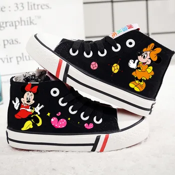 Disney children hand-painted cartoon Minnie Mickey non-slip soft bottom casual shoes boys and girls students running shoes
Disney children hand-painted cartoon Minnie Mickey non-slip soft bottom casual shoes boys and girls students running shoes