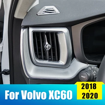 ABS Chrome Carbon Fiber Car Center Control Air Condition Air Vent Outlet Cover Trim For Volvo XC60 2018 2019 2020 Accessories
ABS Chrome Carbon Fiber Car Center Control Air Condition Air Vent Outlet Cover Trim For Volvo XC60 2018 2019 2020 Accessories