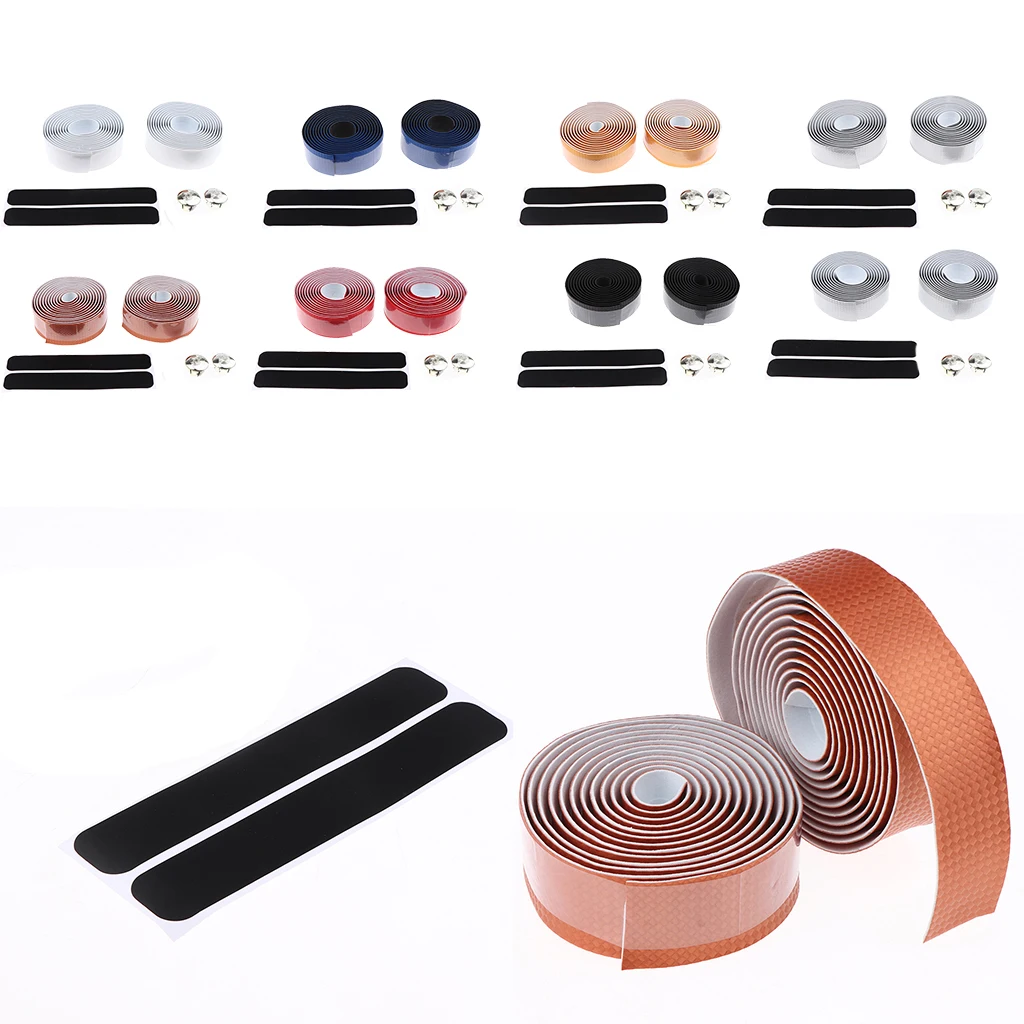 1Pair Cycle Accessories Bicycle Handlebar Tape Strap Carbon Surface Handle Bar Wrap Racquets Tape & No Adhesive Backing 1Pair Cycle Accessories Bicycle Handlebar Tape Strap Carbon Surface Handle Bar Wrap Racquets Tape & No Adhesive Backing